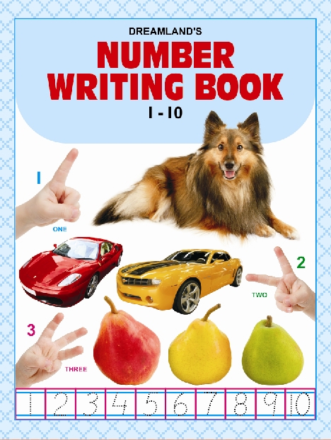 Number writing books - 1 to 10